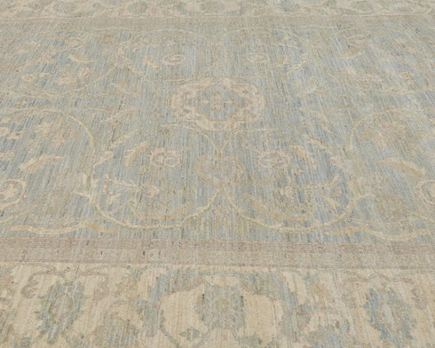 5x7 Chobi Fine Quality Gray Afghan Hand Knotted Wool Area Rug